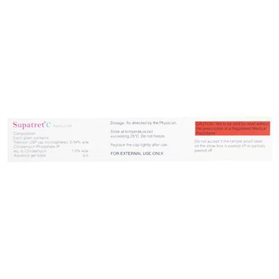 Supatret C Aqueous Gel 15gm - Acne-Acn