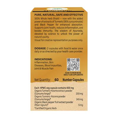 Organic India Turmeric Advance Veg Capsule 60's - Speciality Medicines