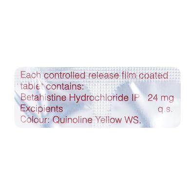 Betavert OD 24mg Tablet 10'S - Vertigo-Ant