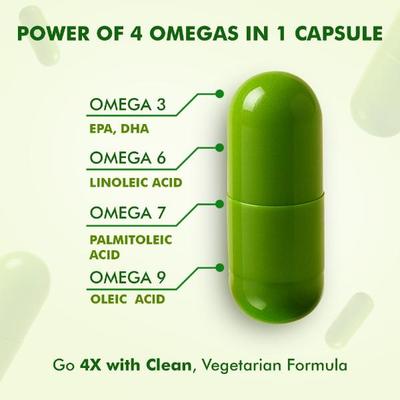 Dr. Morepen Veg-Omega 500 mg Capsule 60's - Omega Fish Oil Fatty Acids