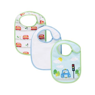 Mothercare On The Road Bibs - Multicolor (Pack of 3) - Feeding & Nursing