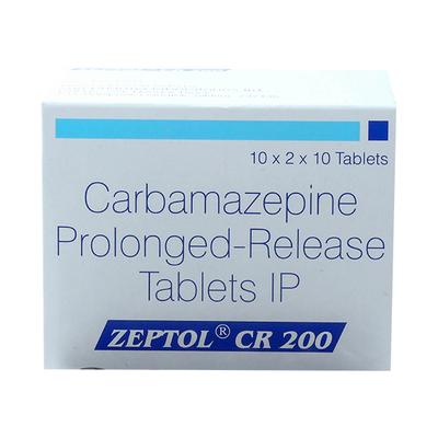 Zeptol CR 200mg Tablet 10'S - Epilepsy/Convulsion-Ant