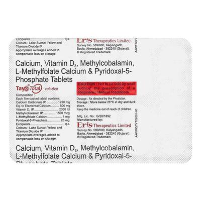 TAYO TOTAL Tablet 10's - Supplements-Vam