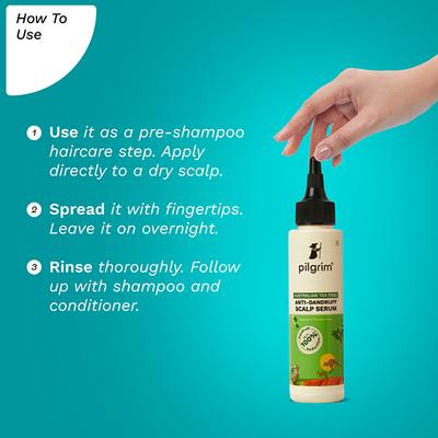 Pilgrim Australian Tea Tree Anti-Dandruff Scalp Serum 100 ml - Hair Serums