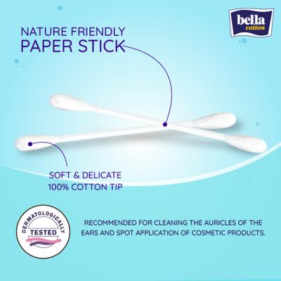 Bella Paper Cotton Buds Box 100's - Cotton Buds & Balls