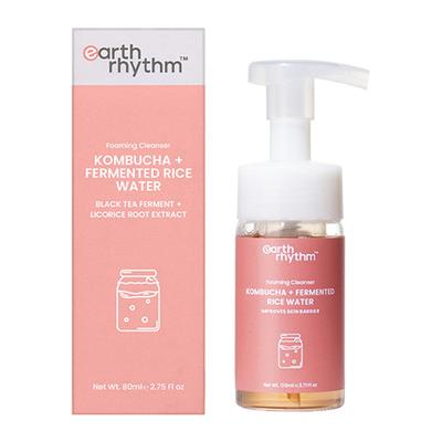 Earth Rhythm Kombucha + Fermented Rice Water Foaming Cleanser 180 gm - Face Washes