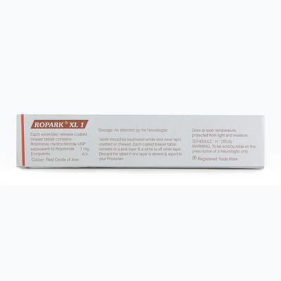 Ropark XL 1mg Tablet 10'S - Parkinsonism-Apd