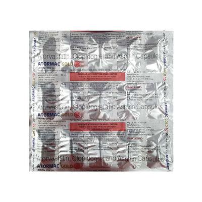 Atormac Gold 10 Capsule 15'S - Blood Clot-Ant