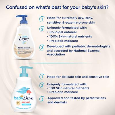 Baby Dove Derma Protect Moisturising Wash 400 ml - Creams, Lotions & Oils