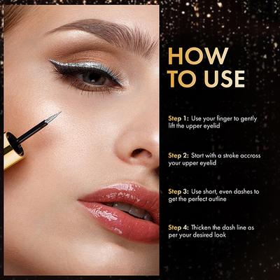 Lakme Glitterati Shine Eyeliner Ethereal White 4.5 ml - Eyeliners