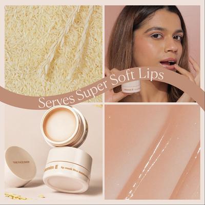 The Face Shop Vitamin A Lip Mask with Blueberry Extracts, Shea Butter for Soft, Plump Lips 14 gm - Lip Mask