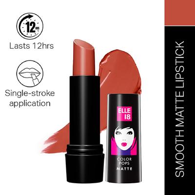 Elle 18 Color Pop Matte Lip Color, B01, Tan Nude 4.3gm - Lipsticks