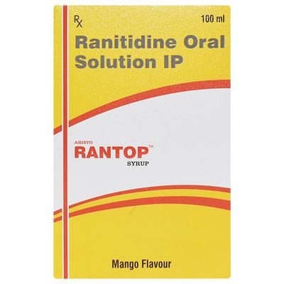 Rantop Mango Flavour Syrup 100ml - Ulcer/Reflux/Flatulence-Aaa