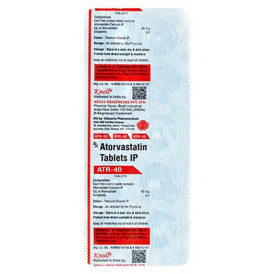 ATR 40 Tablet 10's - High Cholesterol-Dys