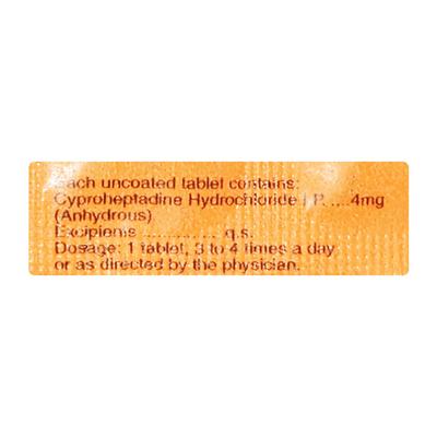 Practin 4mg Tablet 10'S - Allergies-Ant