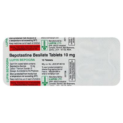 LUPIN BEPOGRA Tablet 10's - Allergies-Ant
