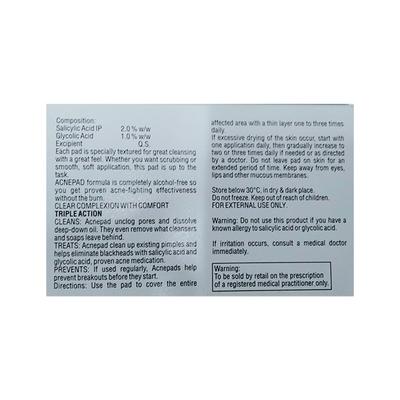ACNEPAD Soft Textured Pad Wipes 50's - Acne-Acn