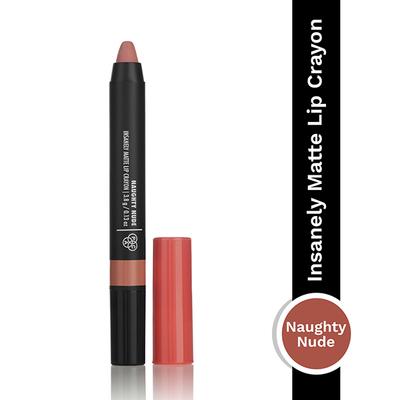 Pac Insanely Matte Lip Crayon (Naughty Nude) 3.8 gm - Lip Crayons