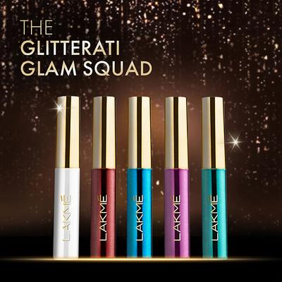 Lakme Glitterati Shine Eyeliner Ethereal White 4.5 ml - Eyeliners