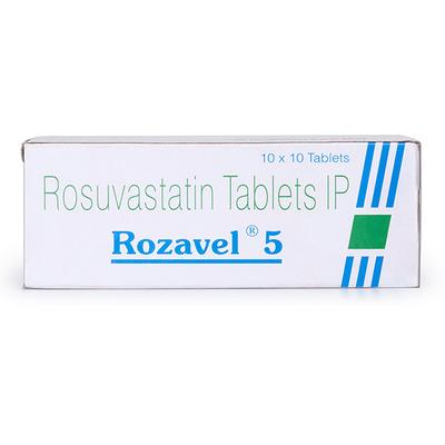 Rozavel 5mg Tablet 10'S - High Cholesterol-Dys