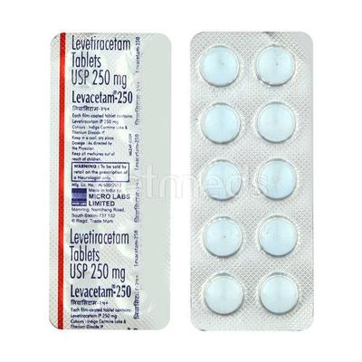 Levacetam 250mg Tablet 10'S - Epilepsy/Convulsion-Ant