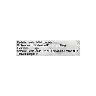 DROTITEC DS ANTISPASMODIC Tablet 10's - Muscle Spasm-Ant