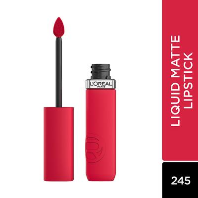 Loreal Paris Infallible Matte Resistance Liquid Lipstick, French Kiss 245 5ml - Liquid Lipsticks