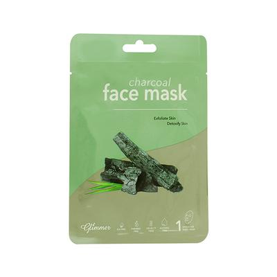 Glimmer Face Sheet Mask Aloe Charcoal 1's - Sheet Masks