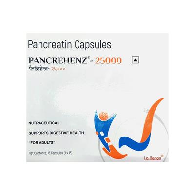 PANCREHENZ 25000 NUTRACEUTICAL Capsule 15's - Digestion-Dig