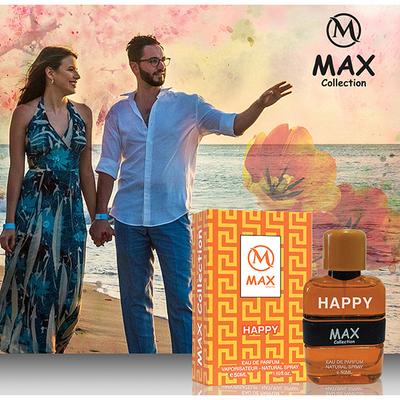 Max Collection HAPPY Eau de Parfum 50 ml - Men Perfumes (Edt/Edp)
