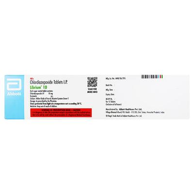 Librium 10mg Tablet 15'S - Anxiety-Anx