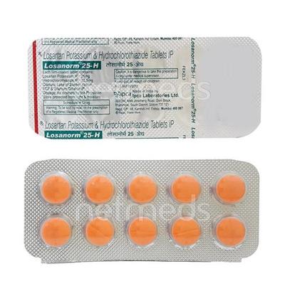 Losanorm H 25mg Tablet 10'S - Hypertension-Ang