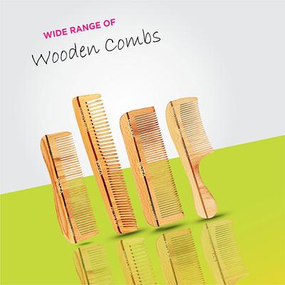 Vega Wooden Comb (HMWC - 03) 1's - Hair Combs
