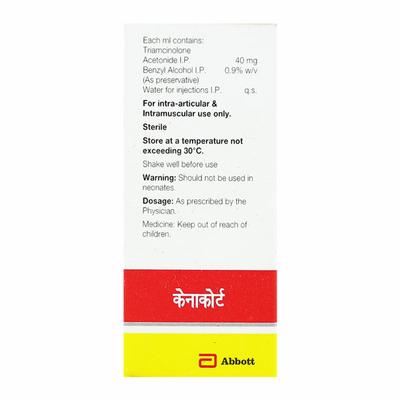 Kenacort 40mg Injection 1ml - Hormonal Therapy-Cor