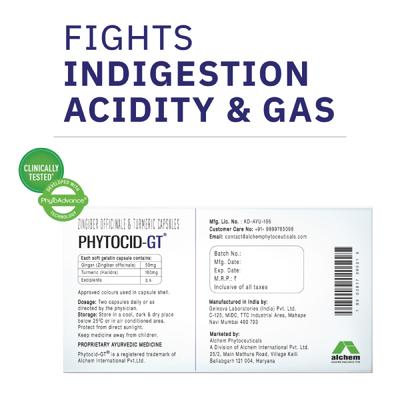 Phytocid GT Capsule 10'S - Digestive Care