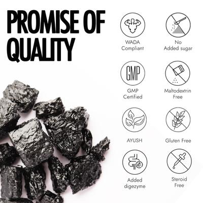 Kapiva Him Foods Testofuel Shilajit Whey Powder - Cookies and Cream 1 kg - Whey Proteins