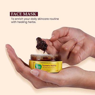 Mother Sparsh Turmeric Healing Ubtan Face Mask For Dark Spots & Radiant Complexion 50 gm - Face Packs