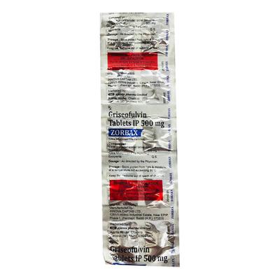 ZORBAX 500mg Tablet 10's - Fungal Infections-Anf