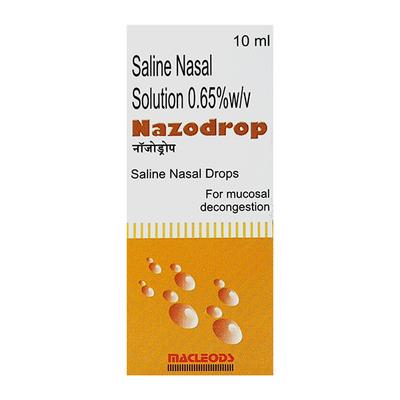 Nazodrop Nasal Drops 10ml - Nasal Congestion-Nas