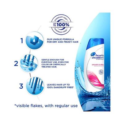 Head & Shoulders Smooth And Silky Anti Dandruff Shampoo For Women & Men 72 ml - Shampoos