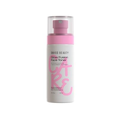 Swiss Beauty Care Glow Fusion Face Toner, Hydrating & Soothing, 3% Niacinamide & Cucumber Extract 100 ml - Toners