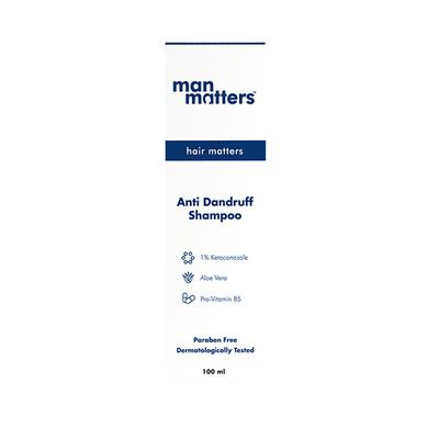 Man Matters 1% Ketoconazole Anti Dandruff Shampoo 100 ml - Shampoos