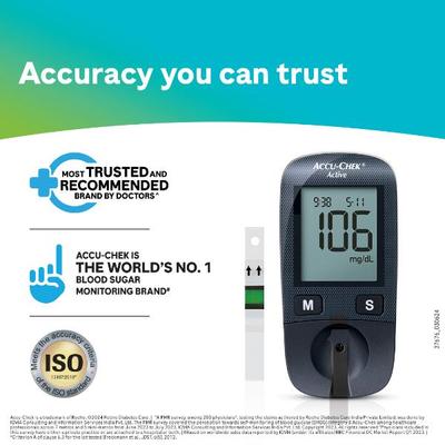 Accu-Chek Active Blood Glucose Test Strips 50's - Blood Glucose Monitors/Test Strips