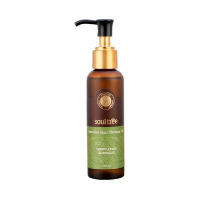 SoulTree Intensive Hair Therapy Oil with Curry Leaves and Hibiscus 120 ml - Hair Oils