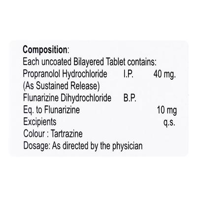 MIBETA PLUS 10mg Tablet 10's - Migraine