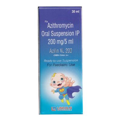AZILIN XL 200 Oral Suspension 30ml - Bacterial Infections-Mac