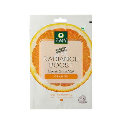 Organic Harvest Organic Serum Mask - Radiance Boost (Orange) 20 gm - Masks & Peels
