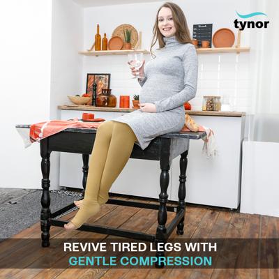 Tynor Compression Stocking Mid Thigh (Pair) (XXL) (I 15) - Knee/Ankle/Leg/Foot Supports