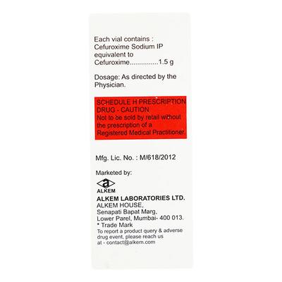 Zocef 1.5gm Injection 1's - Bacterial Infections-Cep