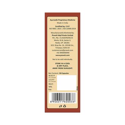 Pravek Diabkalp Plus Capsules 30's - Diabetes Care (Ayush)
